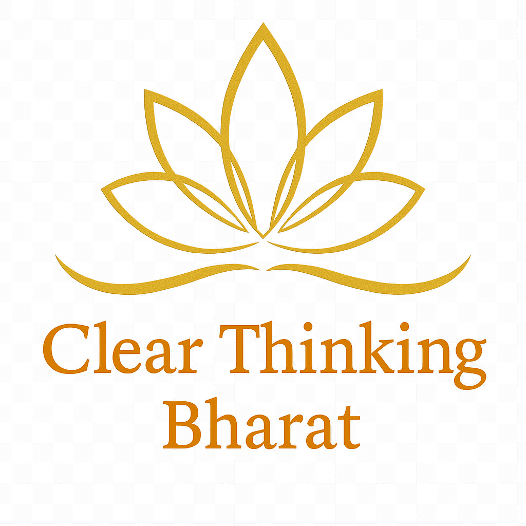 Clear Thinking Bharat lotus logo